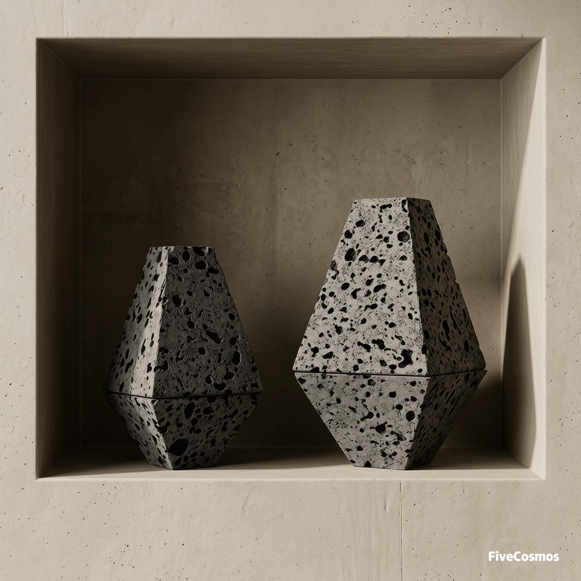 Handmade Lava Stone Pyramid Diffuser | Natural Basalt Aromatherapy Oil ...