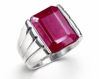925 Sterling Silber Herrenring | Handgefertigte Statement Schmuck Geschenk für Ihn