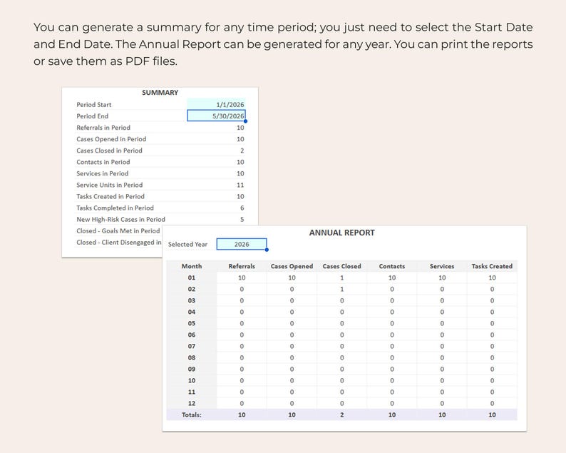 Referral Case Management Tracker Google Sheets Client Intake Caseload ...