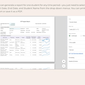 IEP Progress Tracker Special Education Google Sheets Multi Student Goals Data Dashboard IEP Meetings Parent Conferences Teachers BCBA Slp image 5