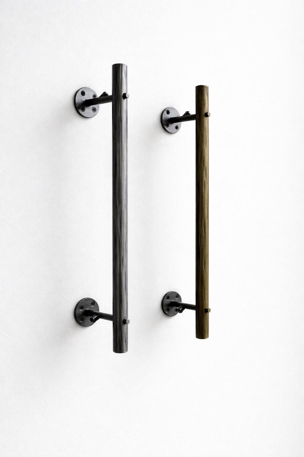 Rustic Pull Handle Door Pull Handle,hand-forged Rustic Hammered, Interior & Exterior - Etsy