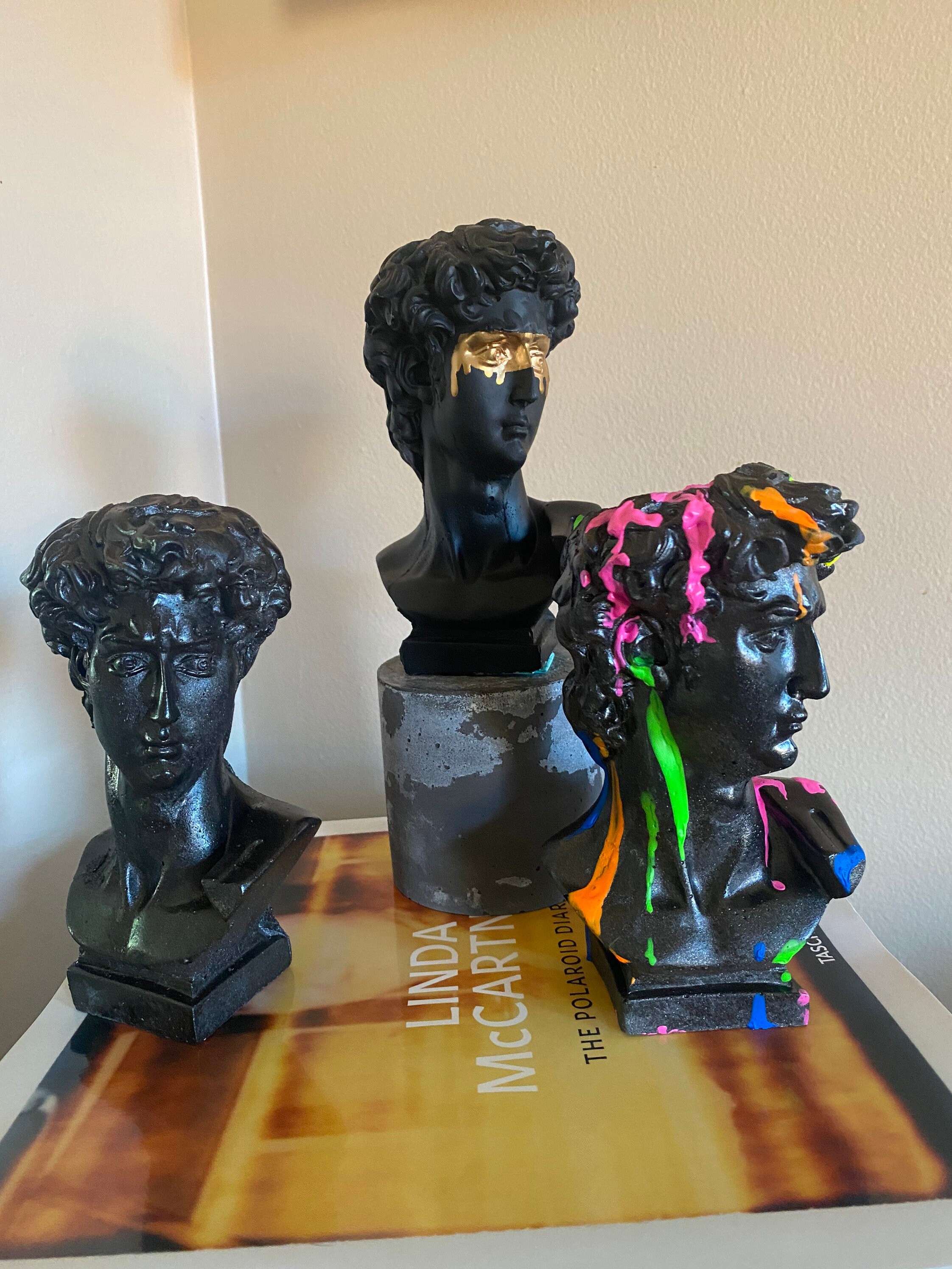 Male Head Planter / Statue Of David Planter / Statue Of David Etsy