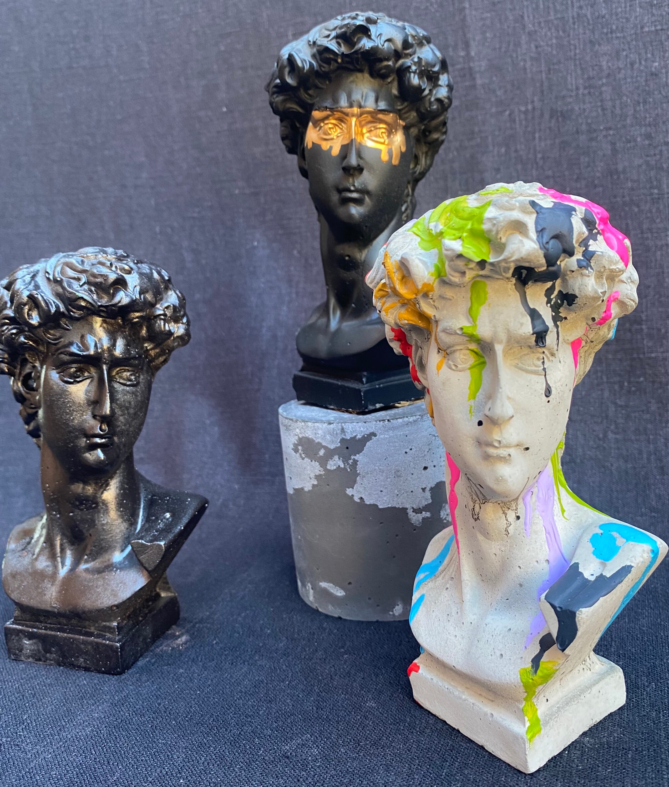 Male Head Planter / Statue Of David Planter / Statue Of David Etsy