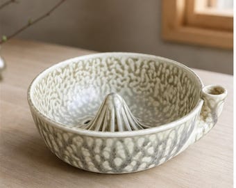 Vortex Fruit Washer, Handmade Ceramic Fruit Washing Bowl, Berry Washer Colander, Built In Water Swirl Bowl, Kitchen Gift