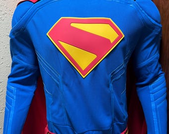 Disfraz de superhéroe 2025 para hombre, clásico, cosplay, traje rojo y azul.