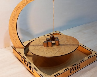 Wooden Balance Game | Laser Cut CNC Toy Plans (Digital Download)
