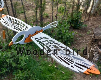 Wooden Bird Toy Design for Laser Cutting | svg dxf cdr pdf art  |Digital Download