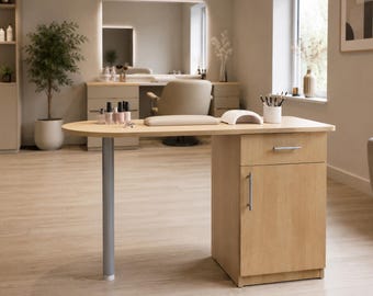 Nail Technician Desk Plans | Manicure Table Blueprint, CNC Files (PDF)