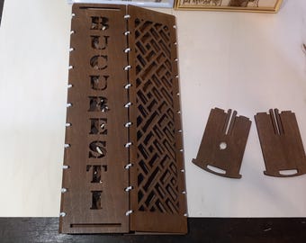 Wine Gift Box Laser Cut Files | svg dxf pdf cdr | Laser Cutting Template