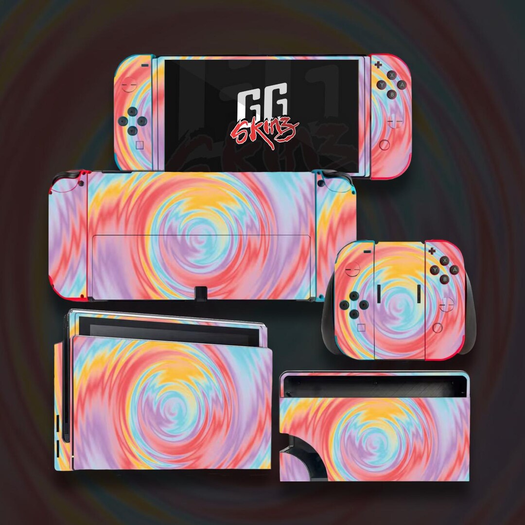 Nintendo Switch OLED Vinyl Skin Wrap – Protective Console Sticker ...
