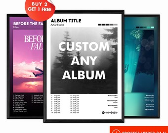 Custom Album Cover Art Poster | Personalized Music Print (Digital Download) | 2