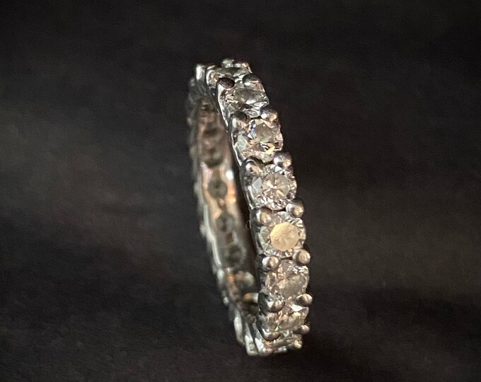 2.25cttw Diamond Platinum Wedding Band - Engagement Ring - Eternity Band