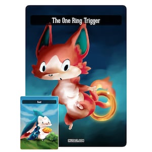 The One Ring Trigger Token / Food Token Double Sided for MTG Magic the Gathering • NO AI Slop • cEDH and Commander Edh Tokens