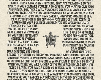 24+ Desiderata Tattoo Designs Pics
