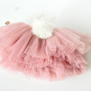 Cottontail Bunny Tutu, Tutu outfit, toddler tutu, Big Girl tutu, Adult Tutu, Mauve Pink tutu, Bunny Costume Tutu, Bunny Tutu, Pink tutu, image 5