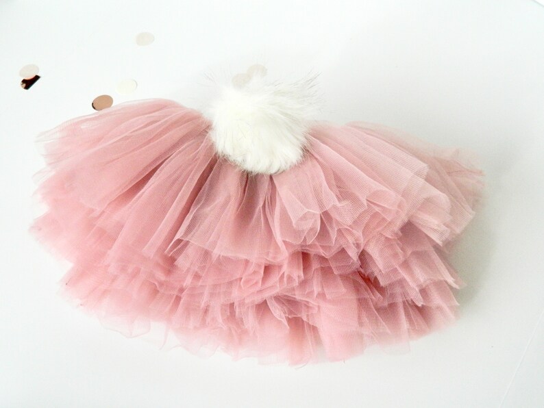 Cottontail Bunny Tutu, Tutu outfit, toddler tutu, Big Girl tutu, Adult Tutu, Mauve Pink tutu, Bunny Costume Tutu, Bunny Tutu, Pink tutu, image 5