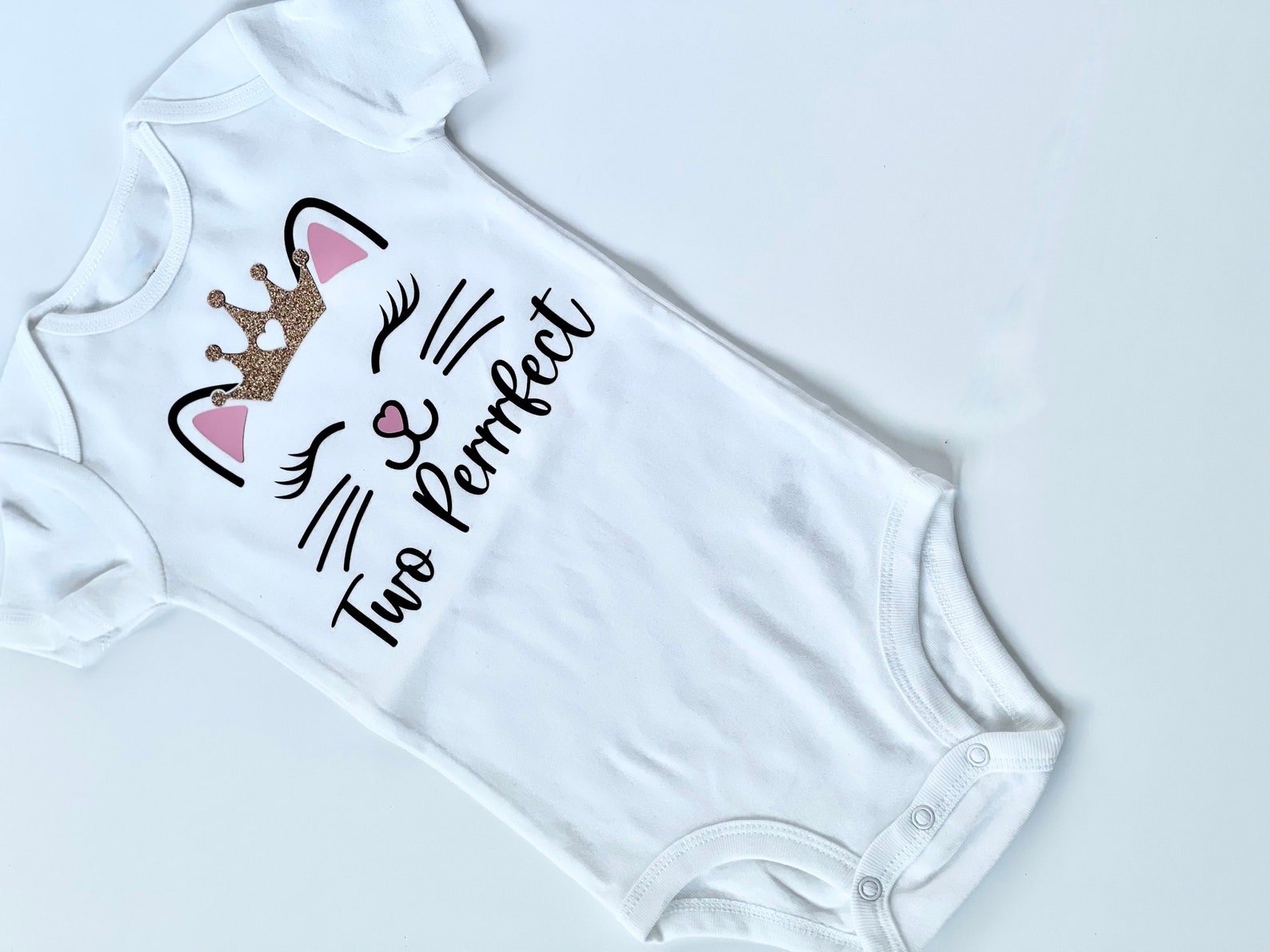 Two Purrrfect Birthday Outfit Kitty Birthday Outfit Cat Etsy