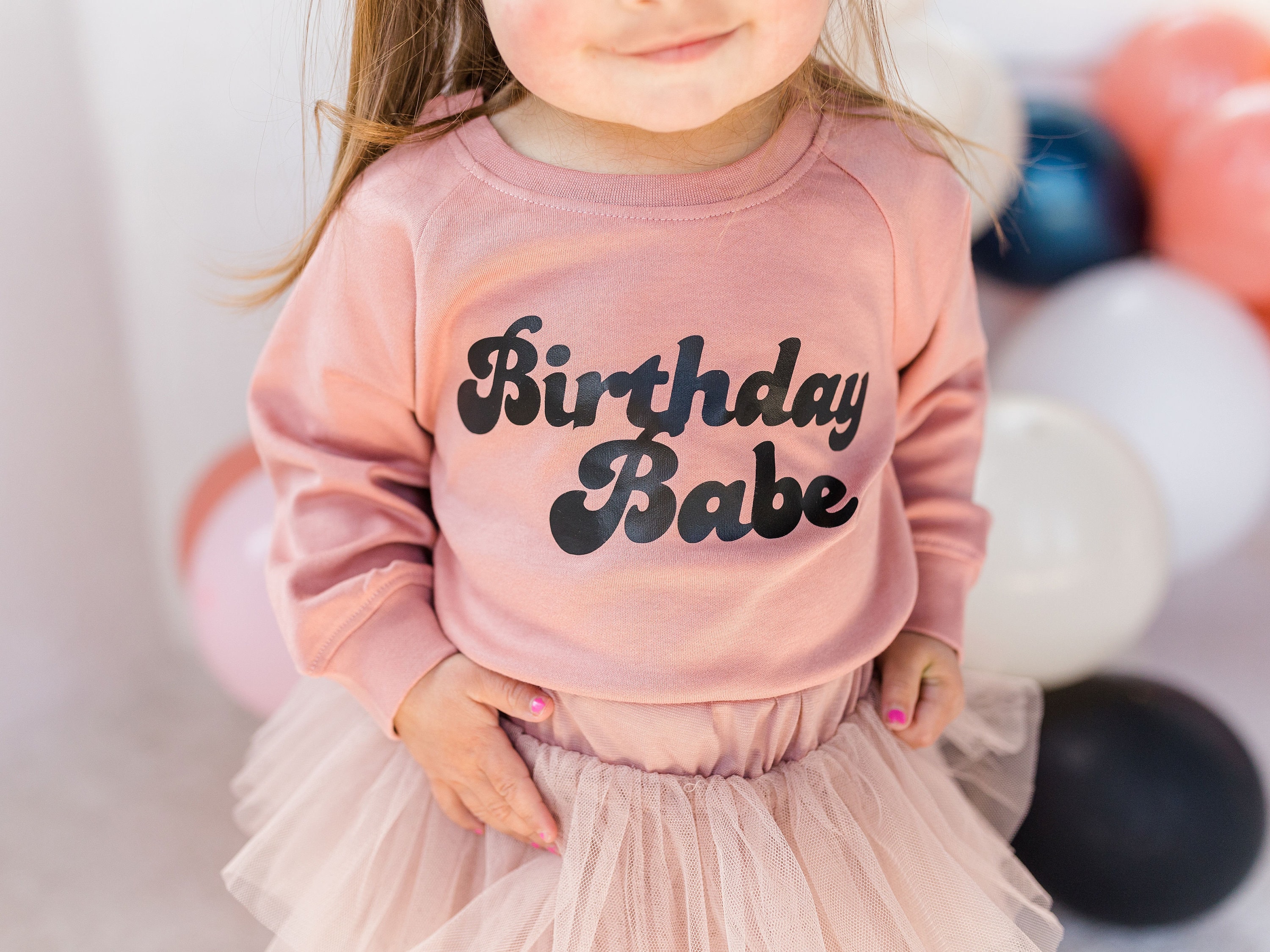 Organic Birthday Babe Sweatshirt & Tutu Outfit