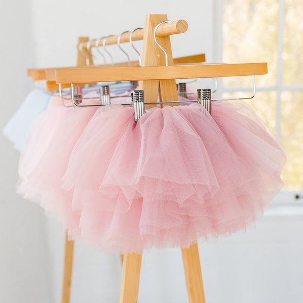 Ready to Ship! Dusty Mauve Full Tutu with removable bow, Valenines Day tutu, Toddler or baby girl tutu, birthday outfit tutu. Easter Tutu