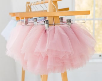 Dusty Rose Tulle Tutu: Special Occasion Girl's Skirt