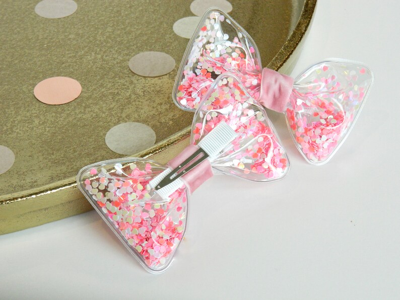 Valentine Shaker Hair Bow Ready to Ship Hairbow Oversized Etsy