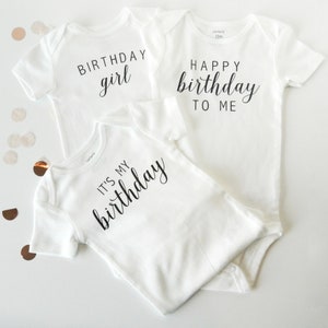 Birthday Bodysuit, Its my birthday bodysuit, Toddler birthday shirt, baby girl frist birthday bodysuit, birthday girl shirt, cake smash