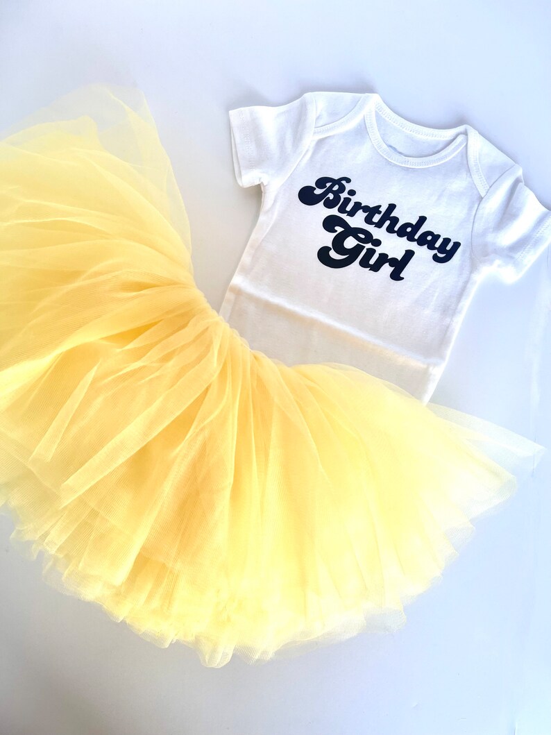 New Yellow full layered tutu, Full Tutu, Toddler Tutu, Baby Tutu, Butter Yellow Tutu, Birthday tutu, Lemon Yellow Tutu, Flower Girl Tutu image 7