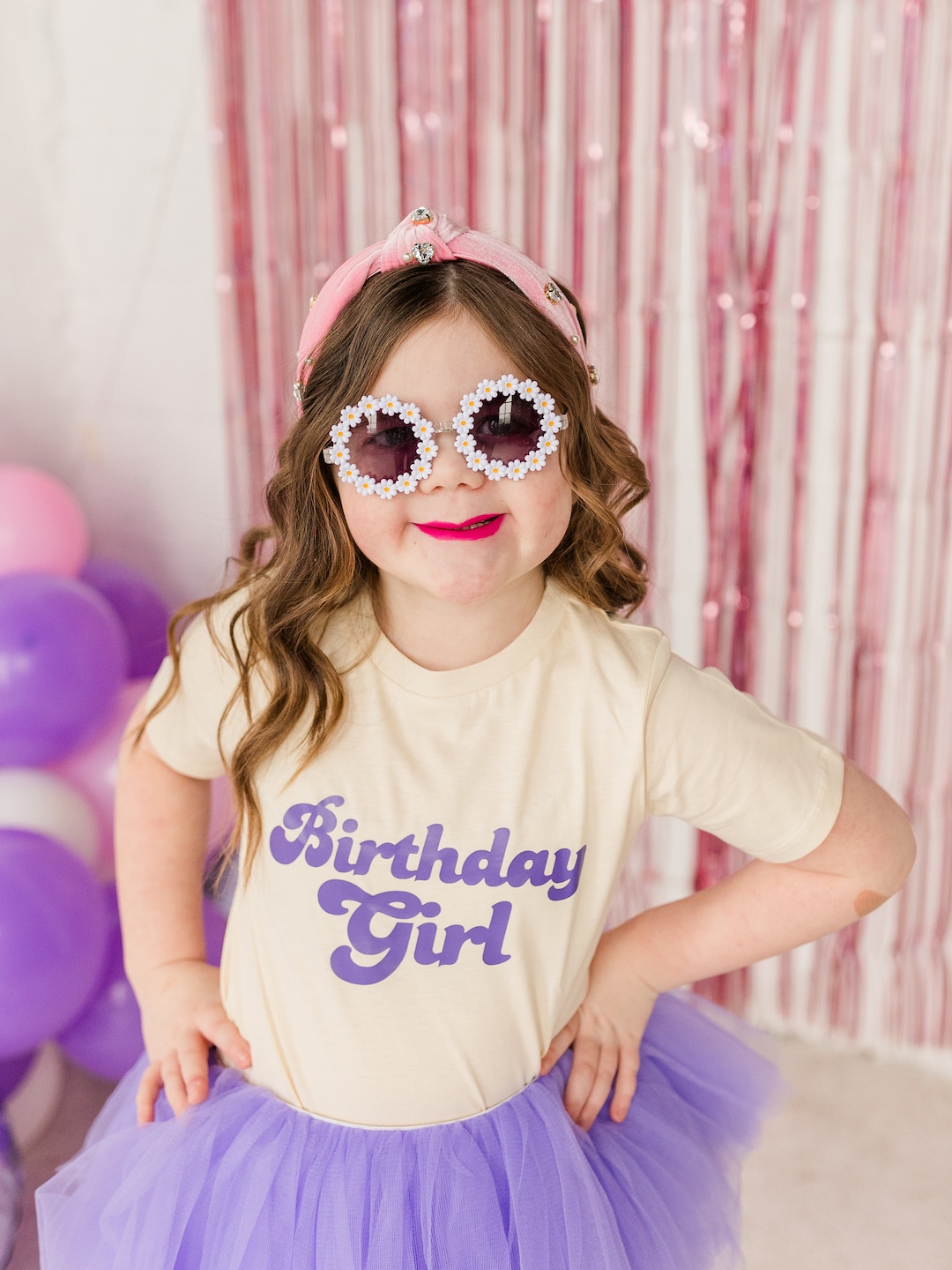 Buy Birthday Girl Organic T-shirt: Lavender Purple Tutu Outfit Online in  India