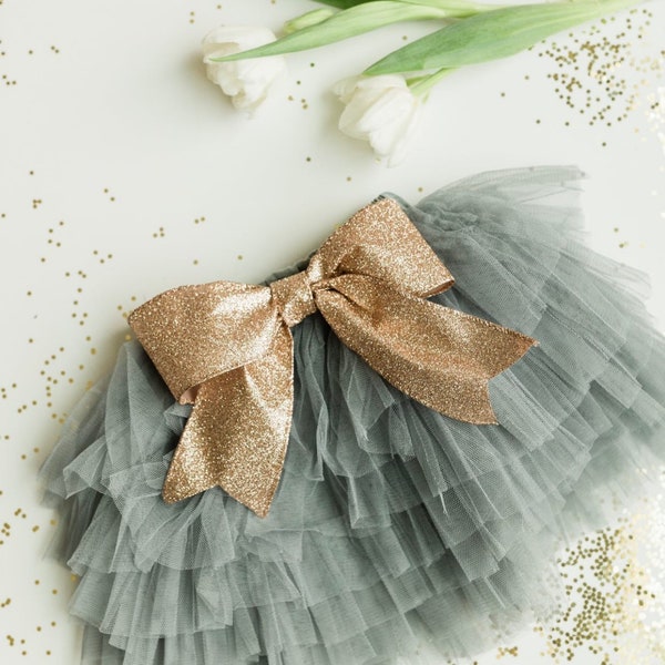 Gray Tutu, New Born tutu, Toddler tutu, Layered tutu, Birthday outfit, Toddler birthday outfit, Birthday tutu, Flower Girl tutu, Birthday