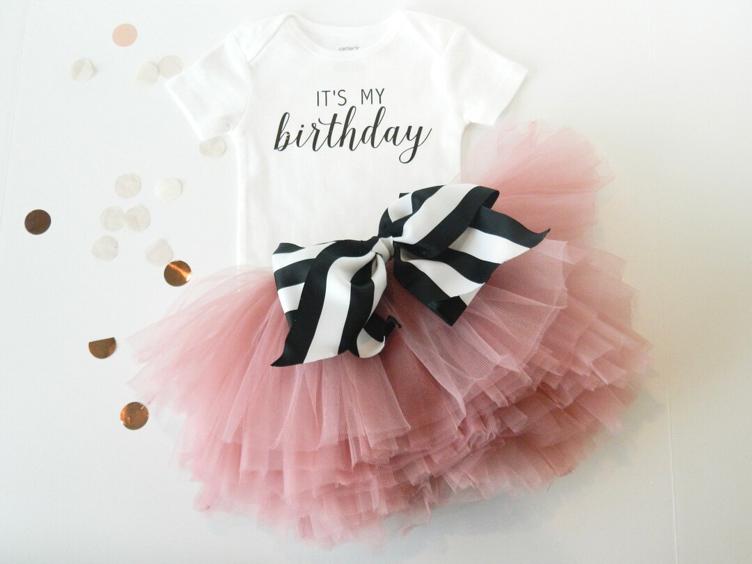 Hunde-Geburtstags-Outfit Mit Pinkem Tutu – Set Mit Hut, Halskette & Fliege, Verstellbar Für Kleine Hunde & Katzen