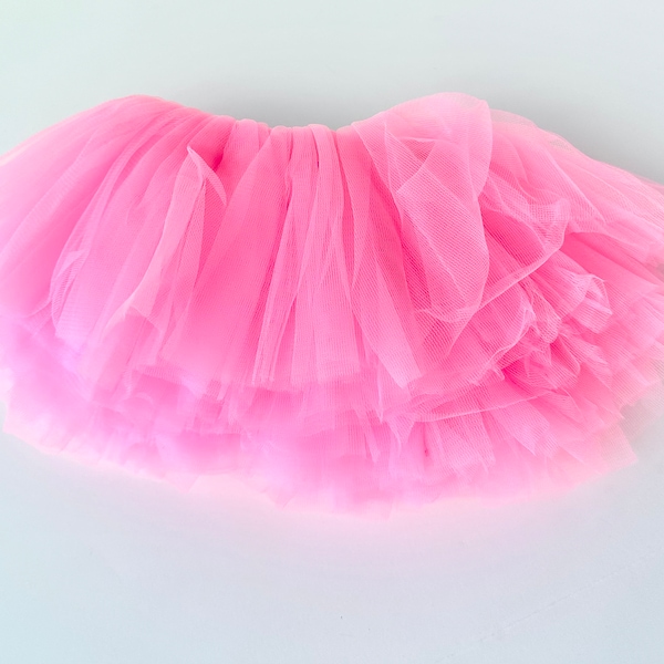 Neon Pink Tutu, Bright Pink Tutu, Fluorescent Pink Tutu, Bright Pink tutu, Birthday Girl Tutu, Let’s Go Party Birthday, Pink Skirt, Tutu