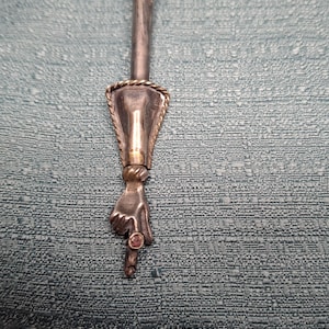 Antique 19thC Russian Silver 84 Torah Pointer Lion of Judah Star of David 23g