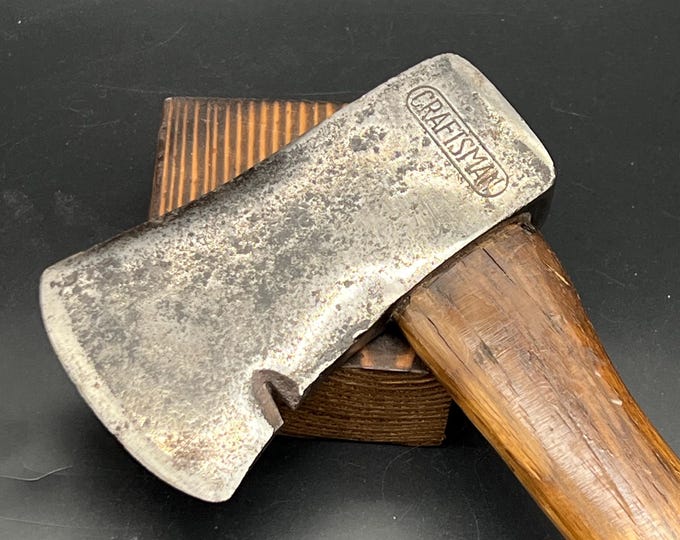 Vintage Craftsman Hatchet – Early Mid-Century American Tool Steel