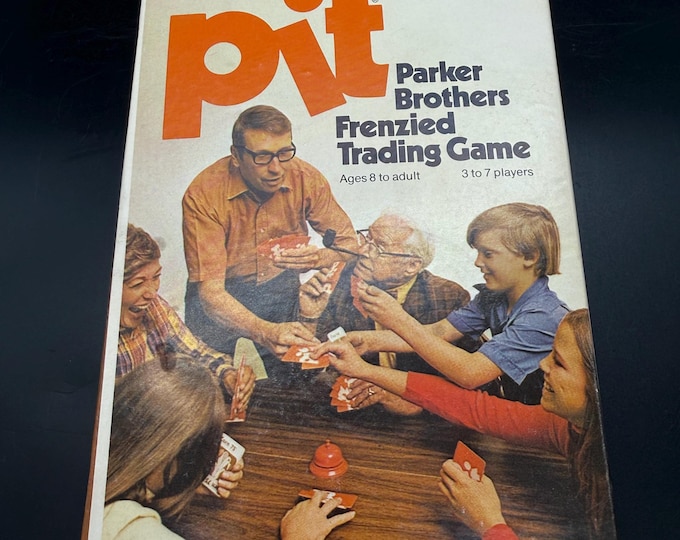 Vintage Parker Brothers PIT Frenzied Trading Game 1970s Complete 75 Cards Bell