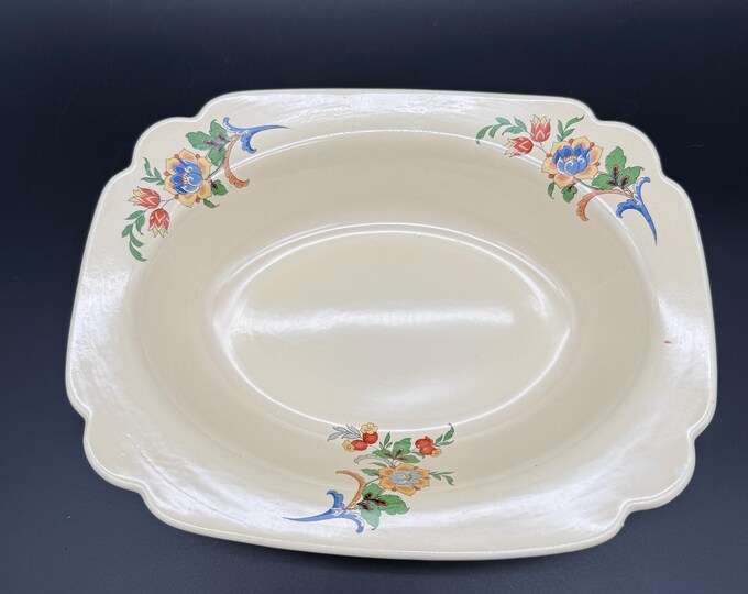 Vintage Homer Laughlin Oval Serving Platter – Pattern C-148