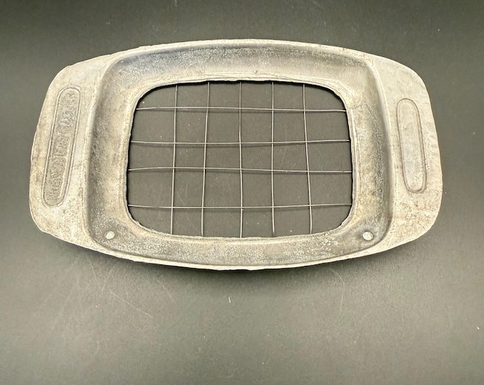 Vintage French Fry Cutter | Mid Century Aluminum Potato Cutter | Retro Kitchen Tool | 1960s Kitchenware