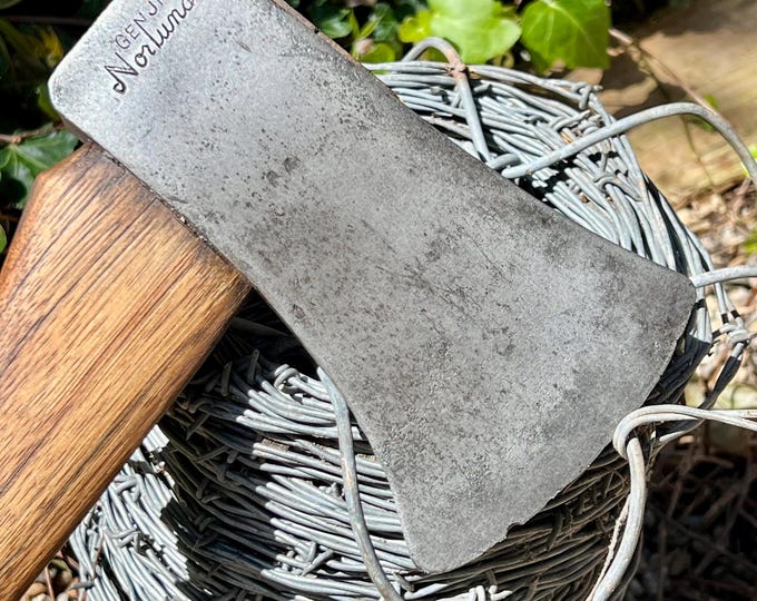 Vintage Norlund Canadian Axe – Original Handle – Restored & Ready to Use