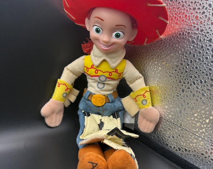 Vintage Disney Pixar Toy Story Jessie Cowgirl Doll – Plush – Andy Name on Boot
