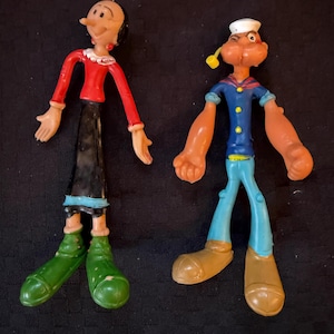 Popeye Bendy Toy - Etsy