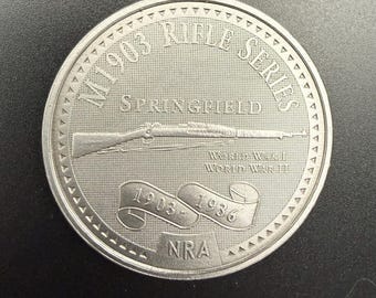 NRA Commemorative Challenge Coin – U.S. 1903 Springfield Rifle Series | National Rifle Association Collectible