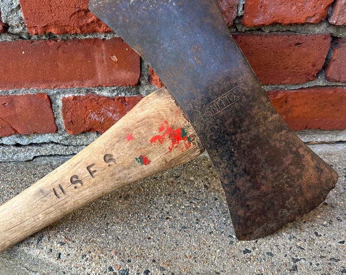 Collins USFS stamped Head & Handle Double Bit Axe