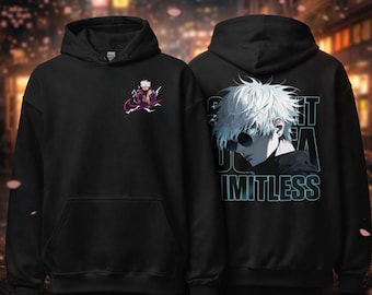 Sudadera con capucha vintage de Gojo de Anime JJK