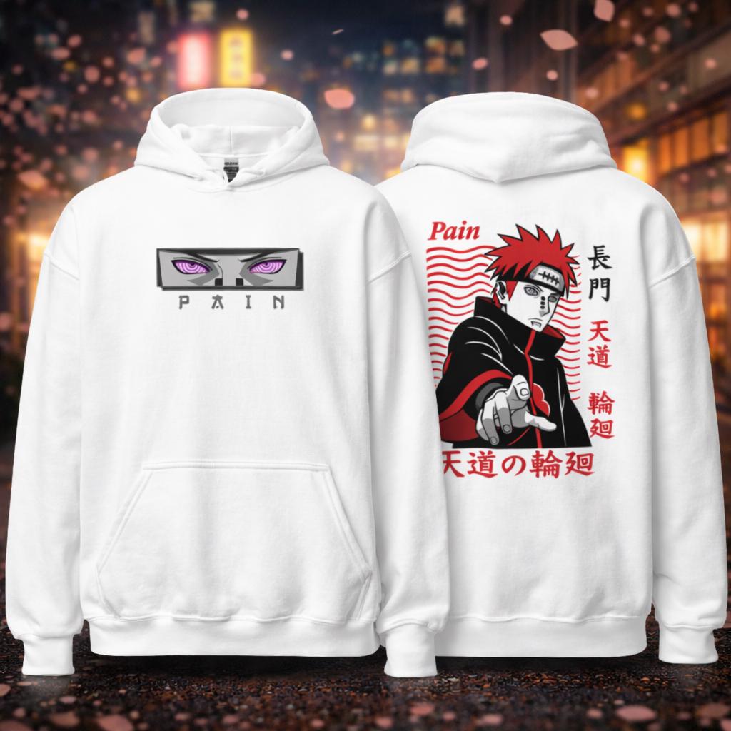 NARUTO SHIPPUDEN AKATSUKI Nuages Anime Cosplay Adulte Pull Capuche EUR