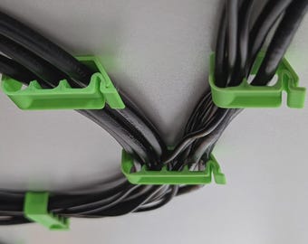 Organisateur de câbles/clip de verrouillage