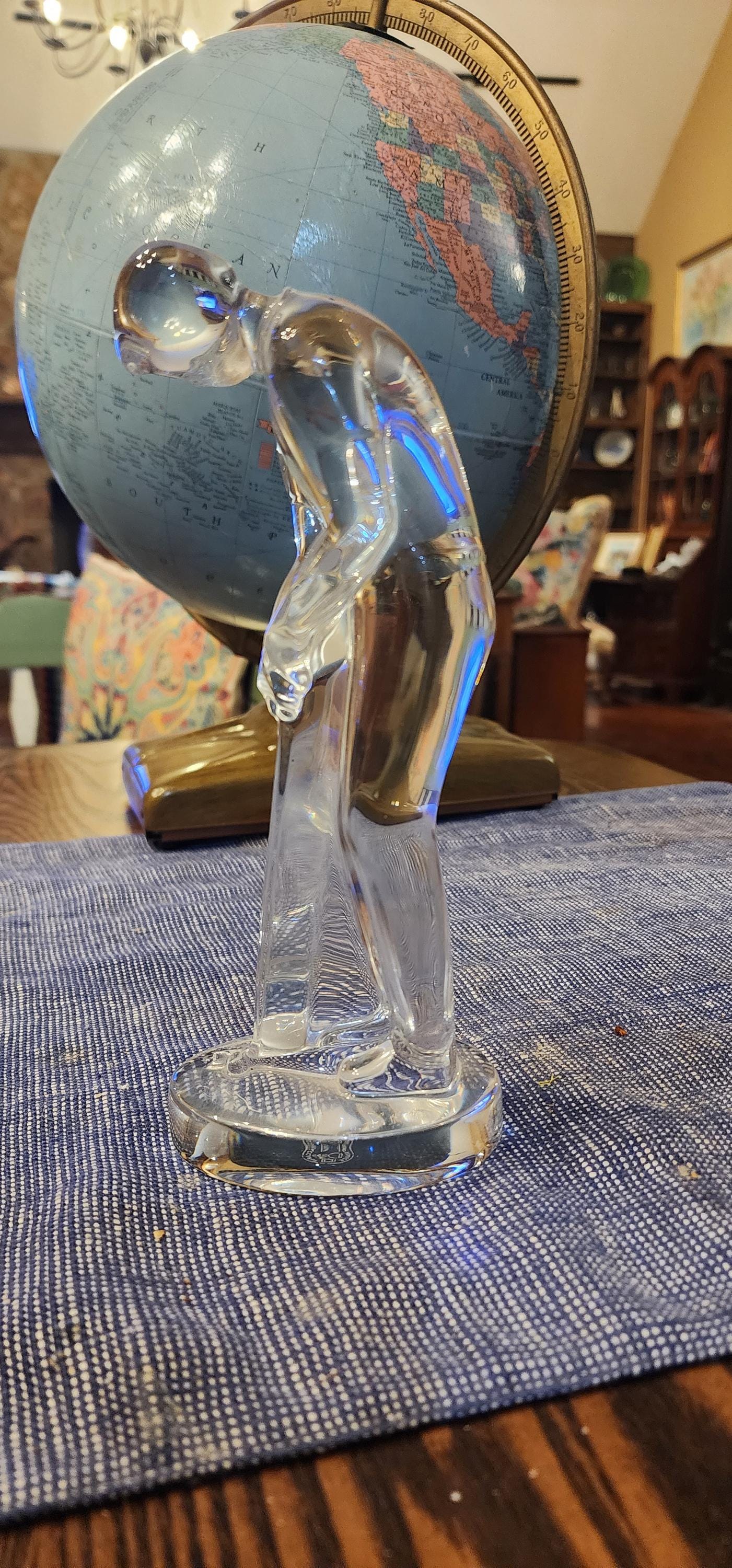 Baccarat Golfer - Etsy