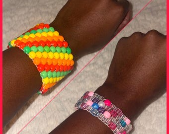 Bracciale Peyote casuale o personalizzabile