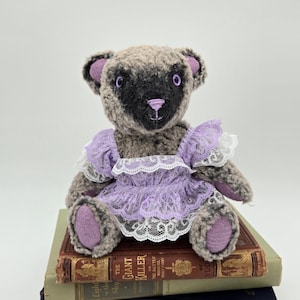 dancing bear purple dress Purple Quinceanera Doll Dress - Fits 18" Dolls & Teddy Bears