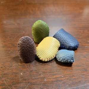 Leather Thimble, Handmade, Multiple Sizes