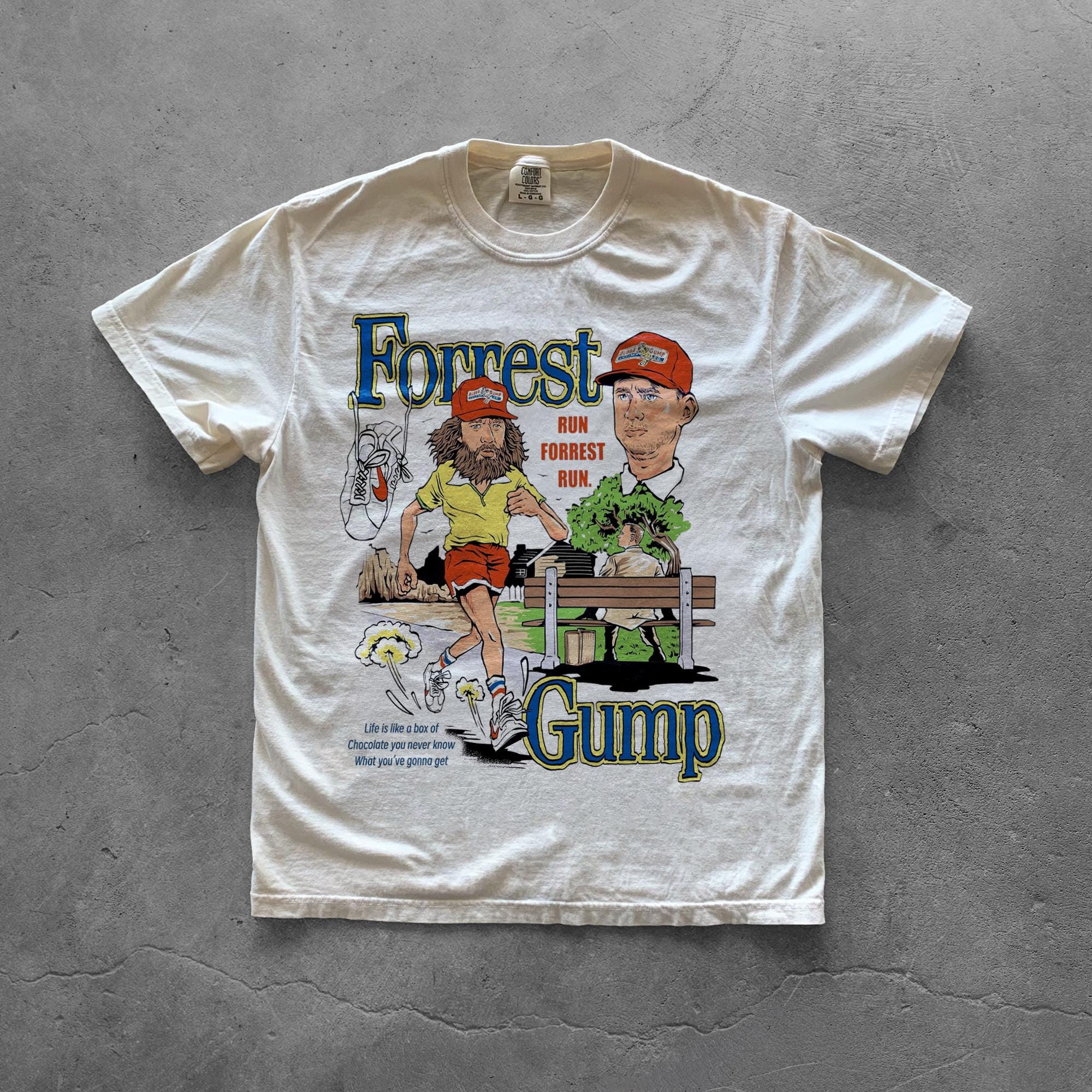Vintage Forrest Gump T Shirt - Etsy