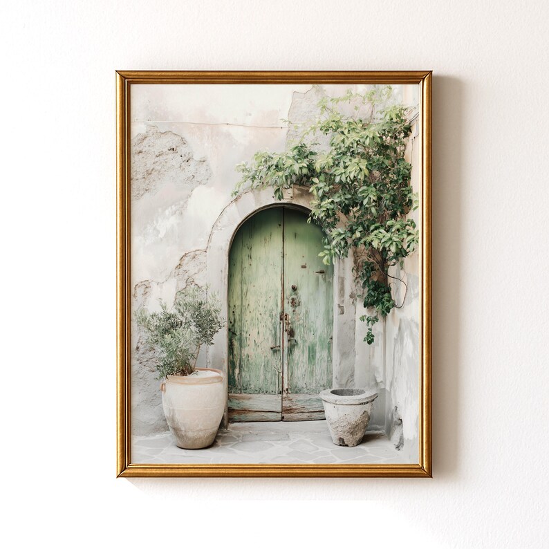 Italy Coastal Village Print Set of 3, Mediterranean Architecture ...